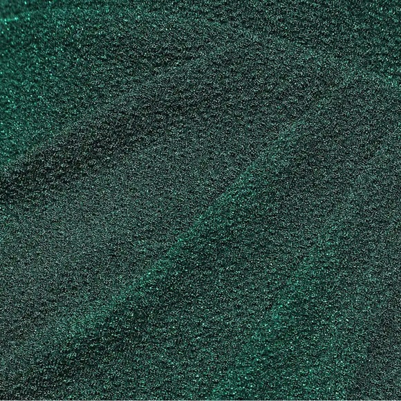 Lulus xsmall Glad You Came Green Glitter Tulip Mini Bodycon Dress - Picture 5 of 6